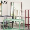 HAY ヘイ Arcs Mirror アークス ミラー Rectangle L レクタングル スクエア 72×133cm Lサイズ ウォールミラー 鏡 壁掛け鏡 四角型 ミラー デザイン：ミュラー・ヴァン・セーヴェレン