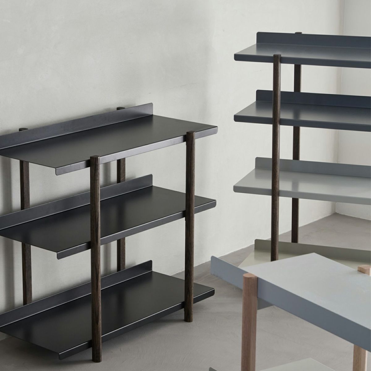 DUENDE デュエンデ MARGE SHELF 4 OIL FINISH マージ シェルフ オイルステインフィニッシュ DU0329 カラー：2パターン デザイン：芦沢 啓治