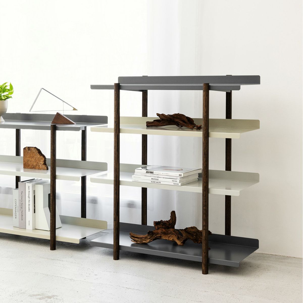 DUENDE デュエンデ MARGE SHELF 4 OIL FINISH マージ シェルフ オイルステインフィニッシュ DU0329 カラー：2パターン デザイン：芦沢 啓治