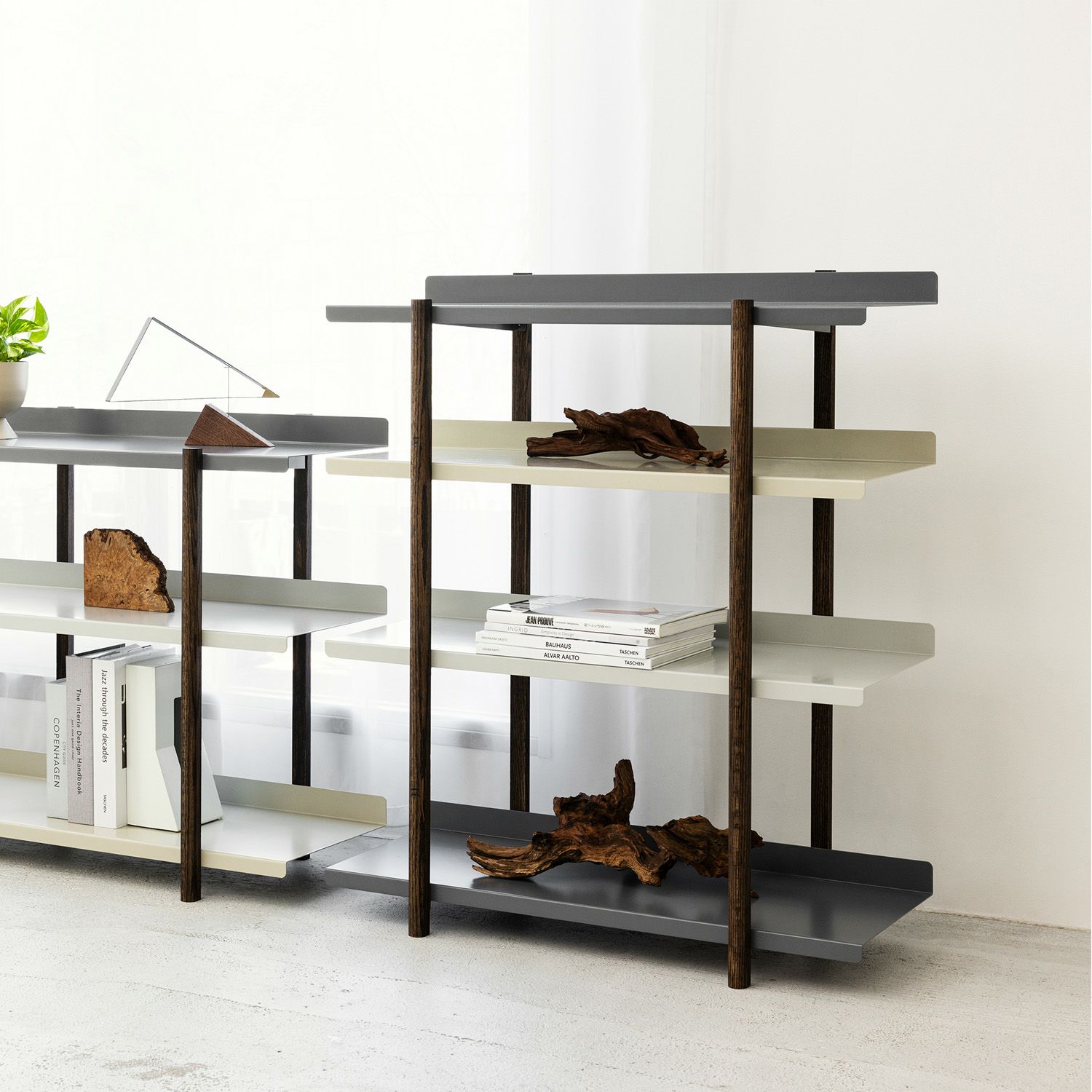 DUENDE デュエンデ MARGE SHELF 4 OIL FINISH マージ シェルフ オイルステインフィニッシュ DU0329 カラー：2パターン デザイン：芦沢 啓治