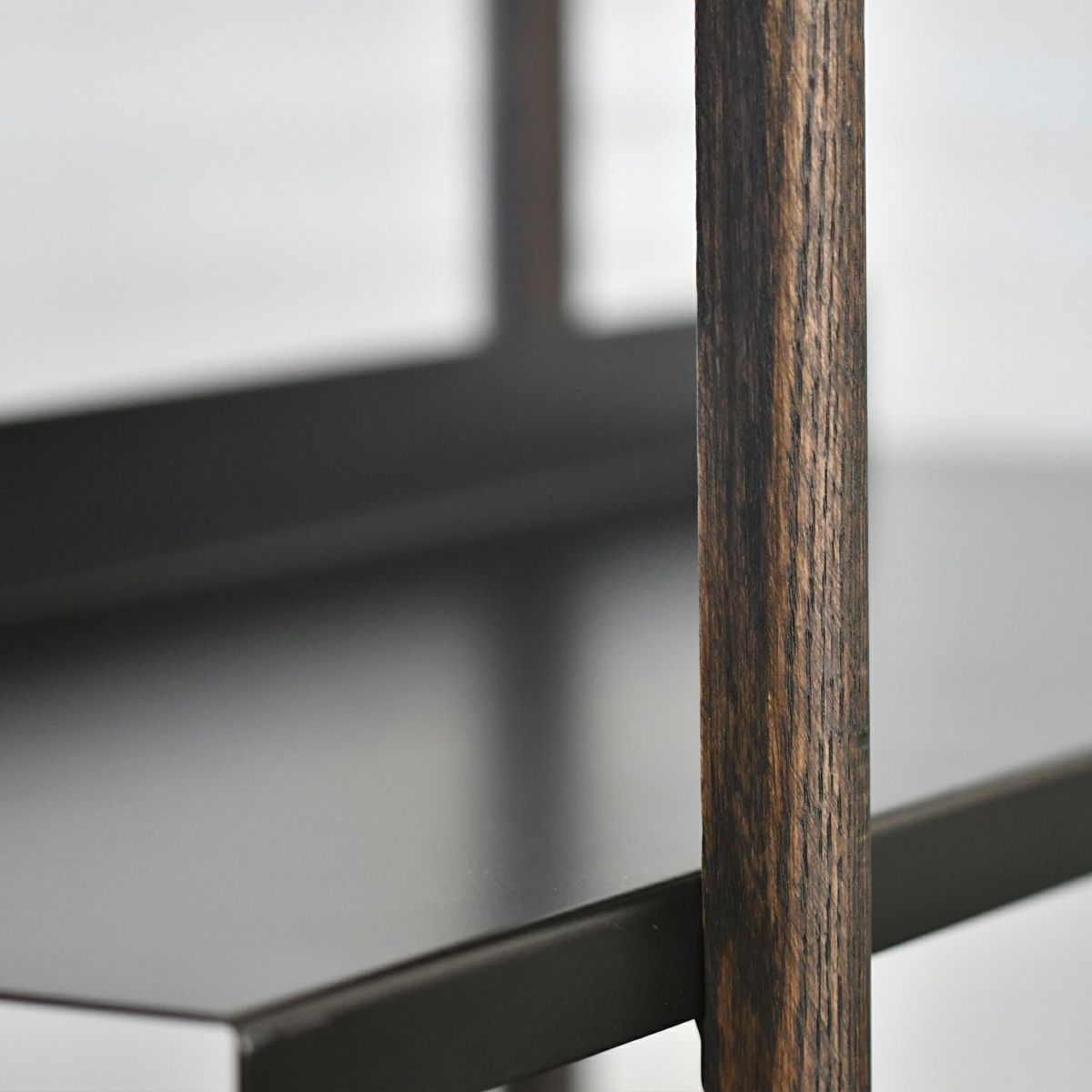 DUENDE デュエンデ MARGE SHELF 3 BK OIL STAIN FINISH マージ シェルフ ブラック オイルステインフィニッシュ DU0328BK カラー：ブラック デザイン：芦沢 啓治