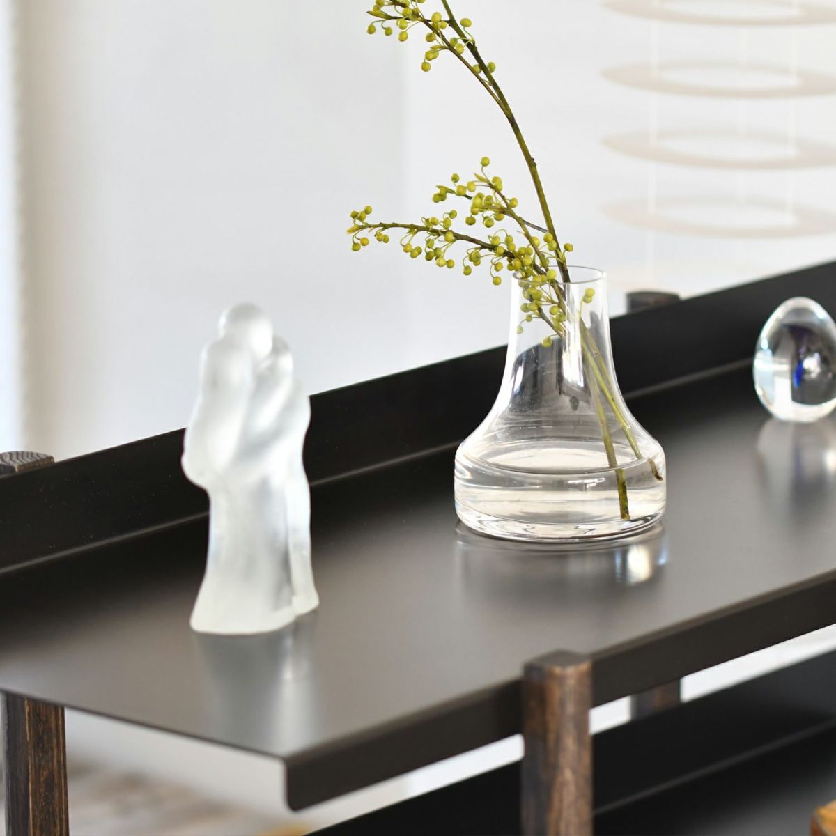 DUENDE デュエンデ MARGE SHELF 3 BK OIL STAIN FINISH マージ シェルフ ブラック オイルステインフィニッシュ DU0328BK カラー：ブラック デザイン：芦沢 啓治