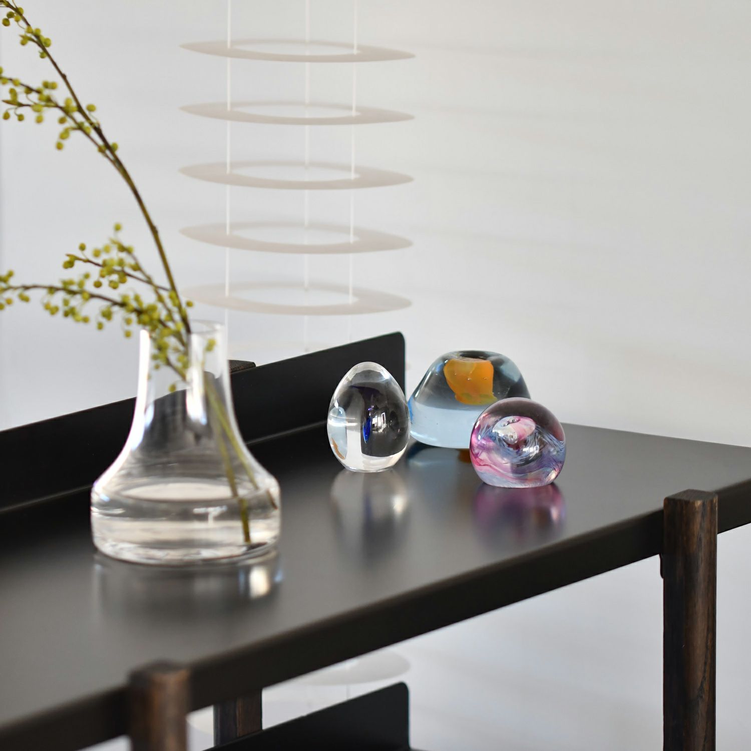 DUENDE デュエンデ MARGE SHELF 3 BK OIL STAIN FINISH マージ シェルフ ブラック オイルステインフィニッシュ DU0328BK カラー：ブラック デザイン：芦沢 啓治