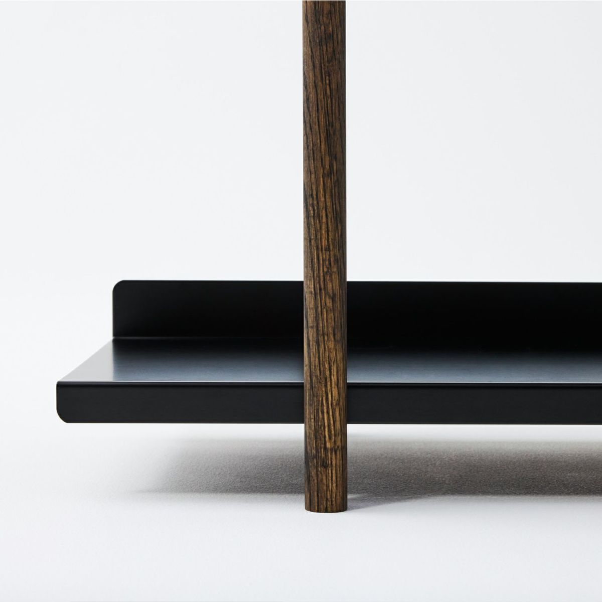 DUENDE デュエンデ MARGE SHELF 4 BK OIL STAIN FINISH マージ シェルフ ブラック オイルステインフィニッシュ DU0329BK カラー：ブラック デザイン：芦沢 啓治