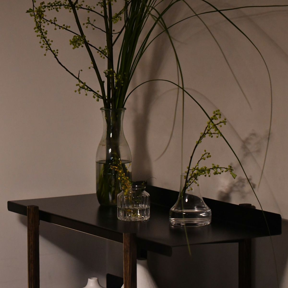 DUENDE デュエンデ MARGE SHELF 4 BK OIL STAIN FINISH マージ シェルフ ブラック オイルステインフィニッシュ DU0329BK カラー：ブラック デザイン：芦沢 啓治