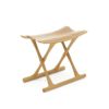 Carl Hansen & Son カール・ハンセン＆サン OW2000 Egyptian Stool エジプシャンスツール オーク（クリアラッカー塗装） 張座：サドルレザー デザイン：オーレ・ヴァンシャー
