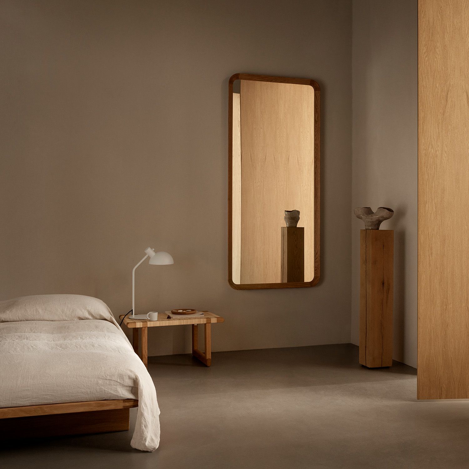 Carl Hansen & Son カール・ハンセン＆サン VLA62 Radio House Mirror ラジオハウスミラー オーク（オイルフィニッシュ） 全身鏡 デザイン：ヴィルヘルム・ラウリッツェン
