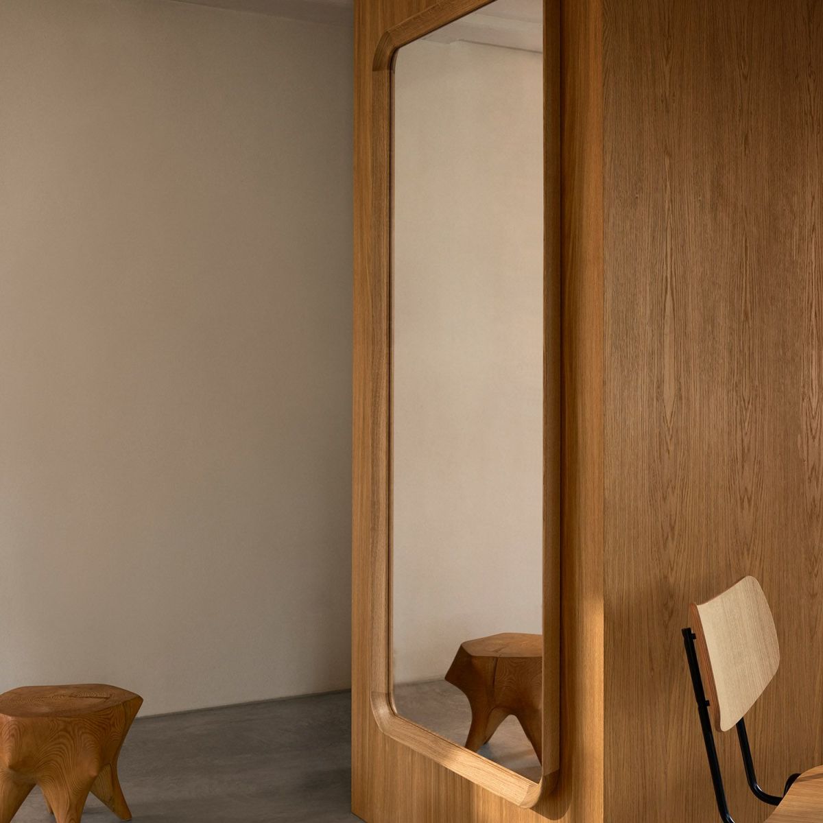 Carl Hansen & Son カール・ハンセン＆サン VLA62 Radio House Mirror ラジオハウスミラー オーク（オイルフィニッシュ） 全身鏡 デザイン：ヴィルヘルム・ラウリッツェン