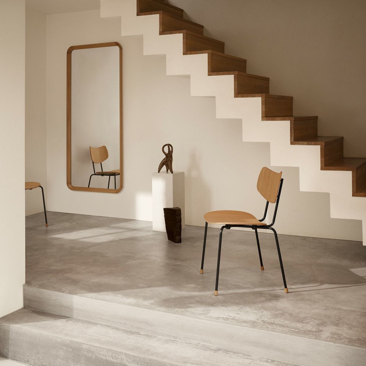 Carl Hansen & Son カール・ハンセン＆サン VLA62 Radio House Mirror ラジオハウスミラー オーク（オイルフィニッシュ） 全身鏡 デザイン：ヴィルヘルム・ラウリッツェン