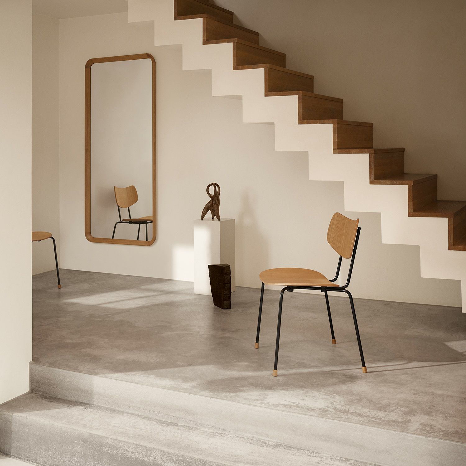 Carl Hansen & Son カール・ハンセン＆サン VLA62 Radio House Mirror ラジオハウスミラー オーク（オイルフィニッシュ） 全身鏡 デザイン：ヴィルヘルム・ラウリッツェン