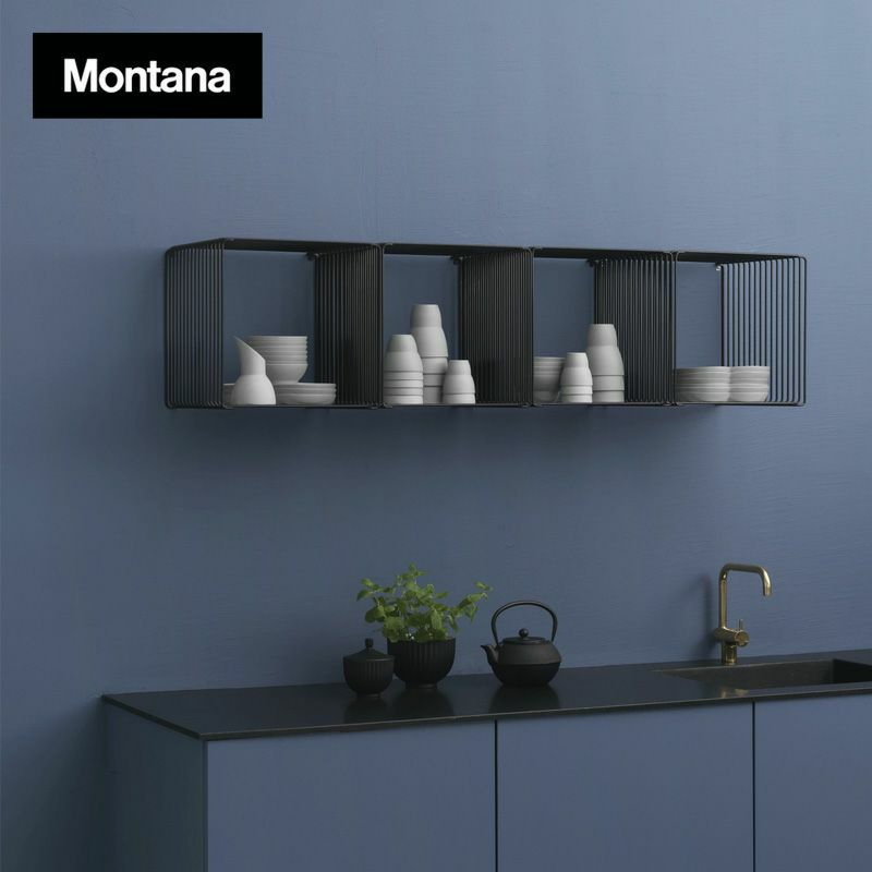 Montana モンタナ Panton Wire パントン ワイヤー フレーム シングル ハーフ 7661T サイズ：W34.8 × H17.2cm （奥行：34.8cm） カラー：7色 デザイン：Verner Panton ヴェルナー・パントン