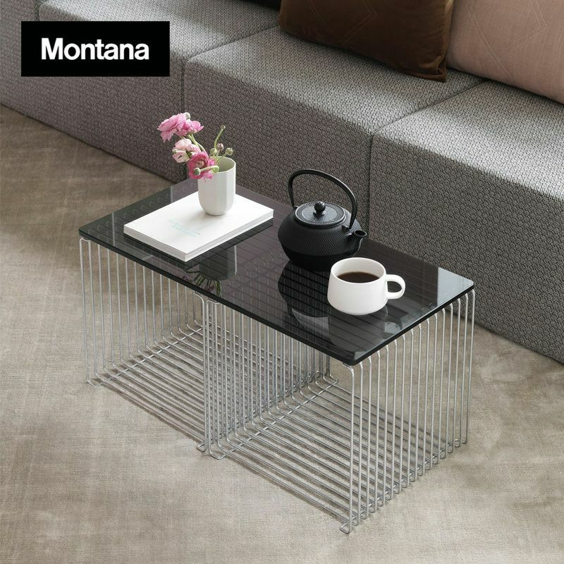 Montana モンタナ Panton Wire パントン ワイヤー フレーム シングル ハーフ 7661T サイズ：W34.8 × H17.2cm （奥行：34.8cm） カラー：7色 デザイン：Verner Panton ヴェルナー・パントン