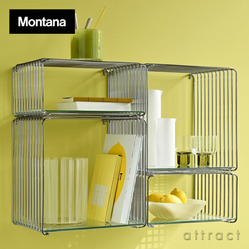 Montana モンタナ Panton Wire パントン ワイヤー専用 トップパネル ダブル VPWT2 サイズ：W70cm （奥行：25.7cm） デザイン：Verner Panton ヴェルナー・パントン