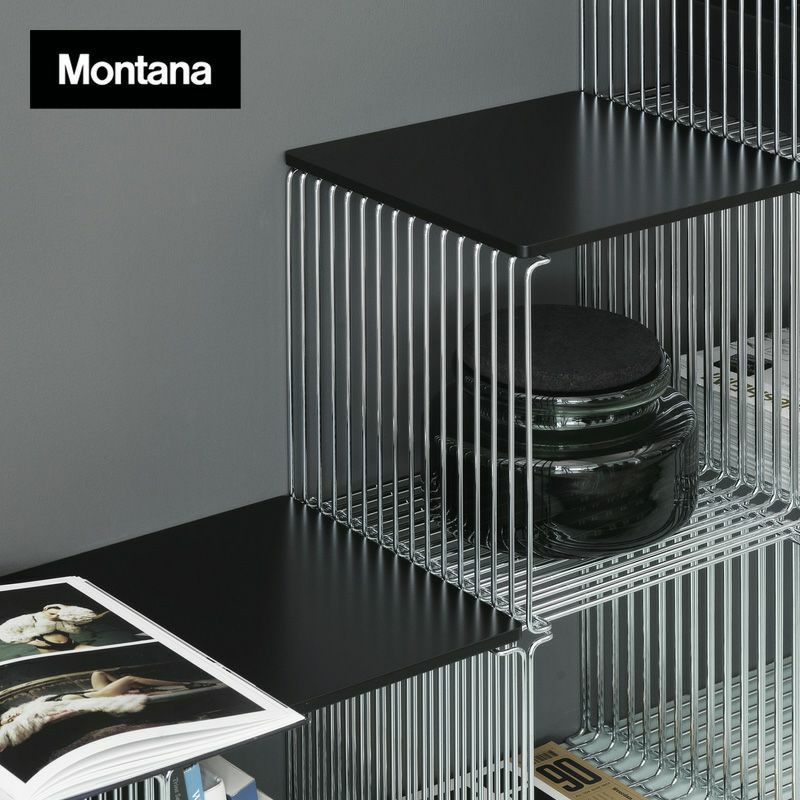 Montana モンタナ Panton Wire パントン ワイヤー専用 インレイシェルフ ダブル VPW12X サイズ：W68.2cm （奥行：25.7cm） デザイン：Verner Panton ヴェルナー・パントン