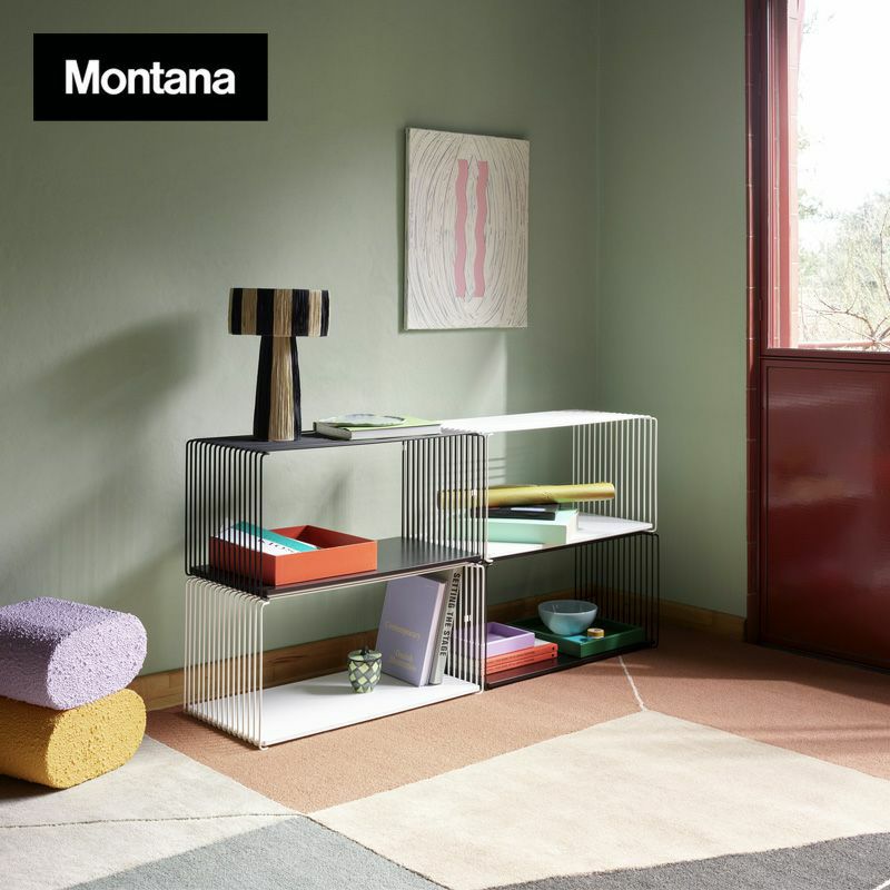 Montana モンタナ Panton Wire パントン ワイヤー専用 インレイシェルフ ダブル VPW12X サイズ：W68.2cm （奥行：25.7cm） デザイン：Verner Panton ヴェルナー・パントン