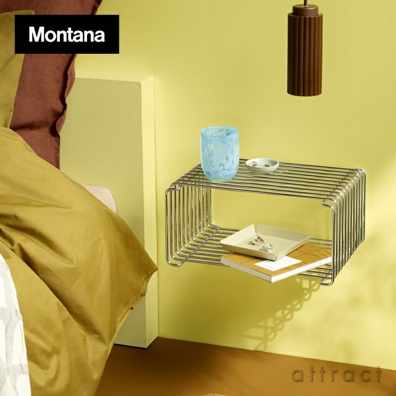 Montana モンタナ Panton Wire パントン ワイヤー専用 インレイシェルフ ダブル VPW12X サイズ：W68.2cm （奥行：25.7cm） デザイン：Verner Panton ヴェルナー・パントン