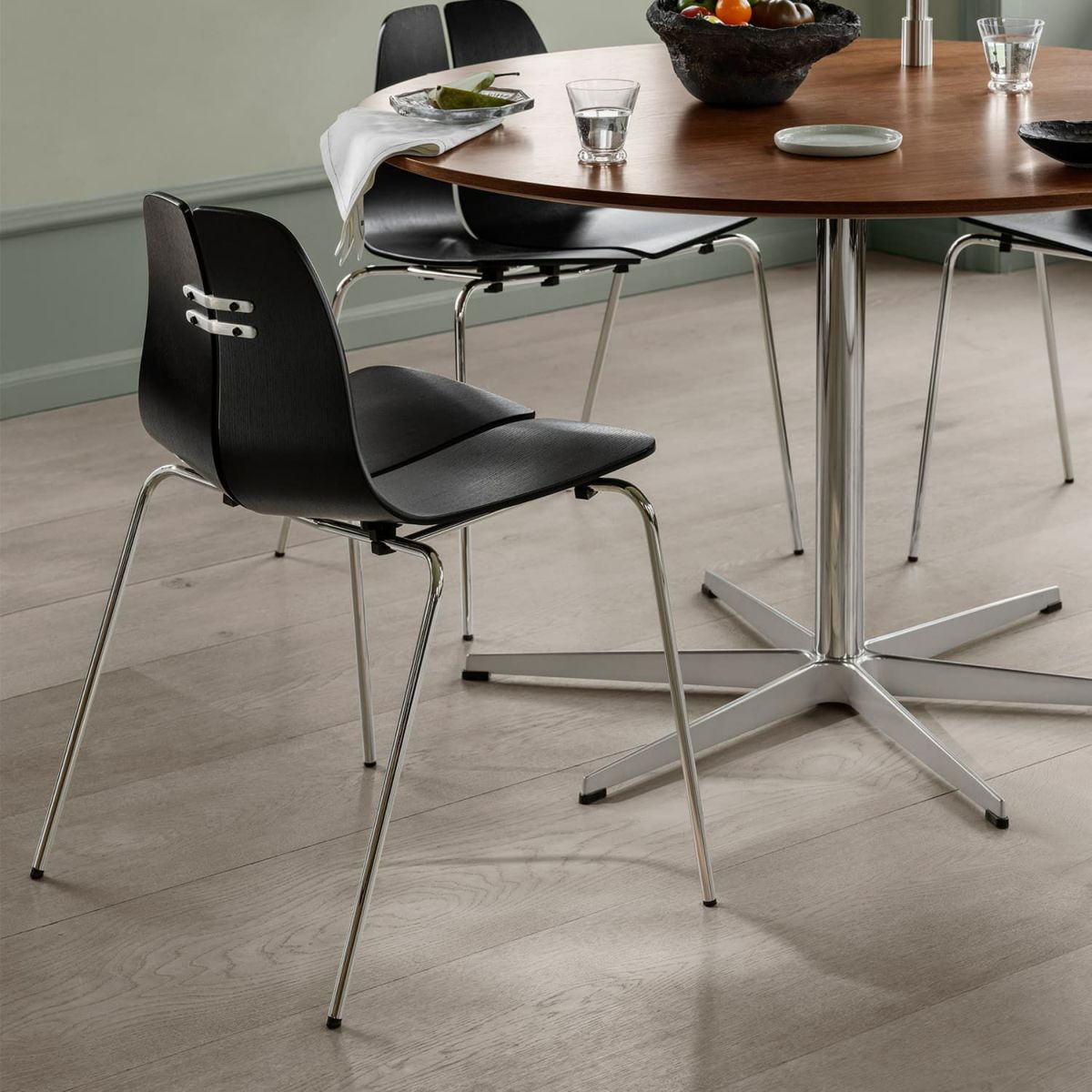 FRITZ HANSEN フリッツ・ハンセン PK3 ダイニングチェア カラードアッシュ カラー：ブラック