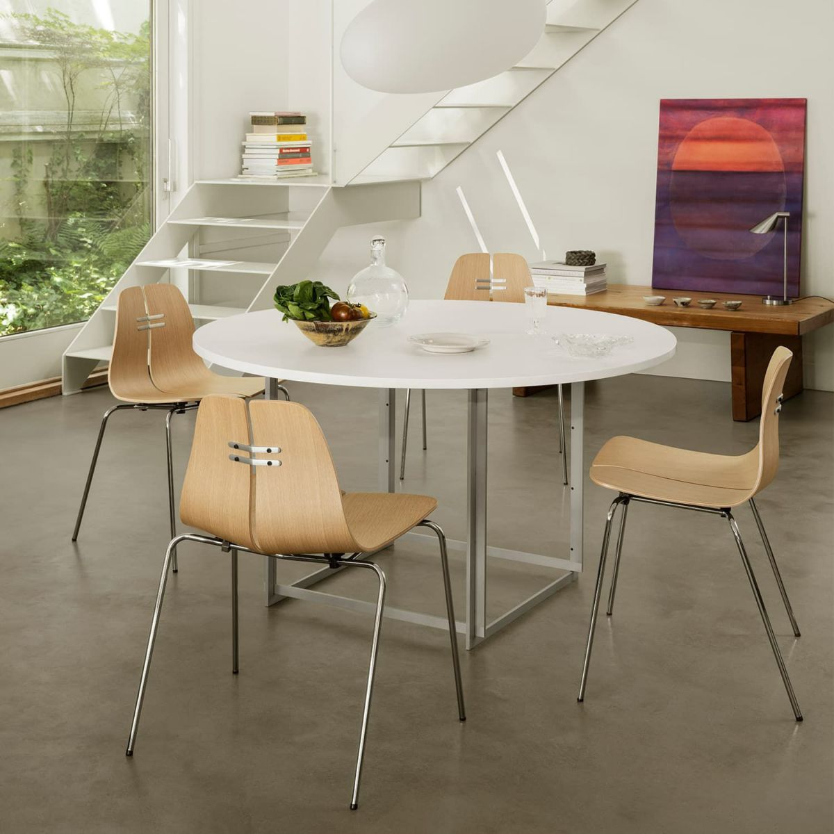 FRITZ HANSEN フリッツ・ハンセン PK3 ダイニングチェア カラー：オーク ベースカラー：クローム仕上げ 