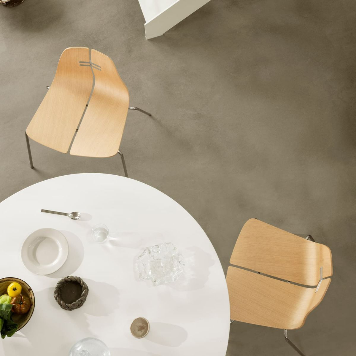 FRITZ HANSEN フリッツ・ハンセン PK3 ダイニングチェア カラー：オーク ベースカラー：クローム仕上げ 