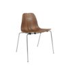 FRITZ HANSEN フリッツ・ハンセン PK3 ダイニングチェア カラー：ウォルナット ベースカラー：クローム仕上げ