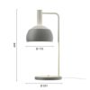 Louis Poulsen ルイスポールセン FJ Elements Table Lamp FJ エレメンツ テーブルランプ Φ175mm カラー：オリジナル・グレー デザイン：フィン・ユール