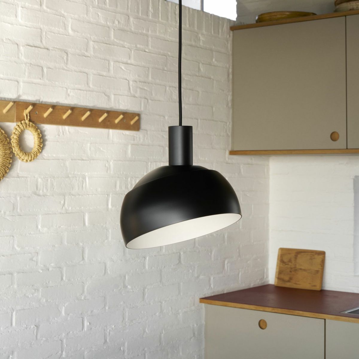 Louis Poulsen ルイスポールセン FJ Elements Pendant Lamp FJ エレメンツ ペンダントランプ Φ250mm カラー：ブラック デザイン：フィン・ユール
