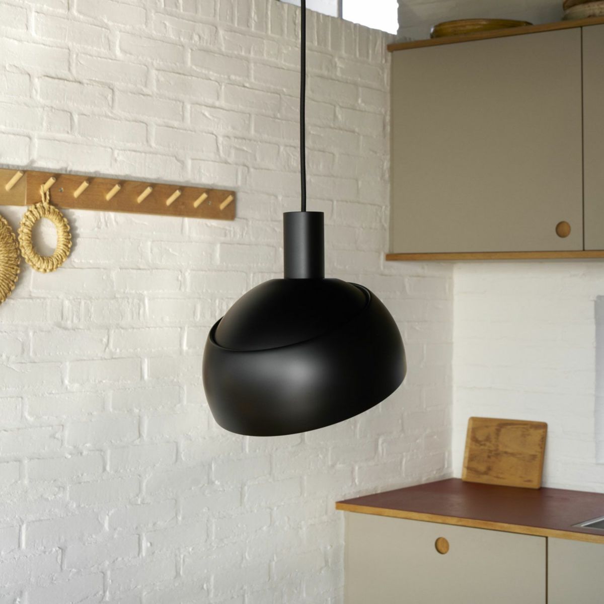 Louis Poulsen ルイスポールセン FJ Elements Pendant Lamp FJ エレメンツ ペンダントランプ Φ250mm カラー：ブラック デザイン：フィン・ユール