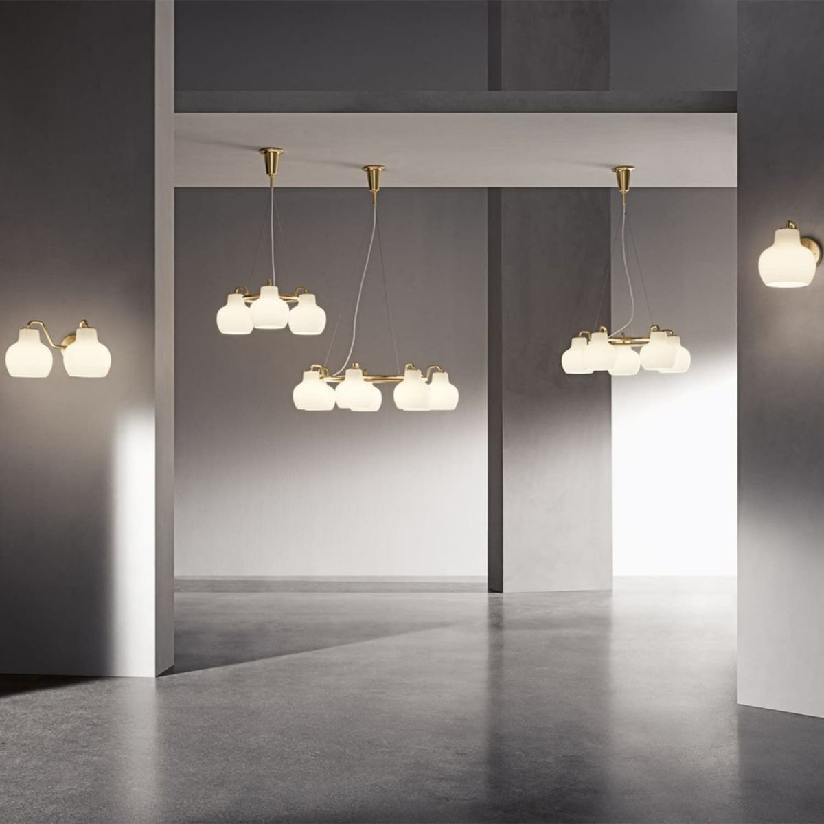 Louis Poulsen ルイスポールセン VL Ring Crown Wall 1 リングクラウン ウォール 1灯 ウォールライト Φ190 ヴィルヘルム・ラウリッツェン