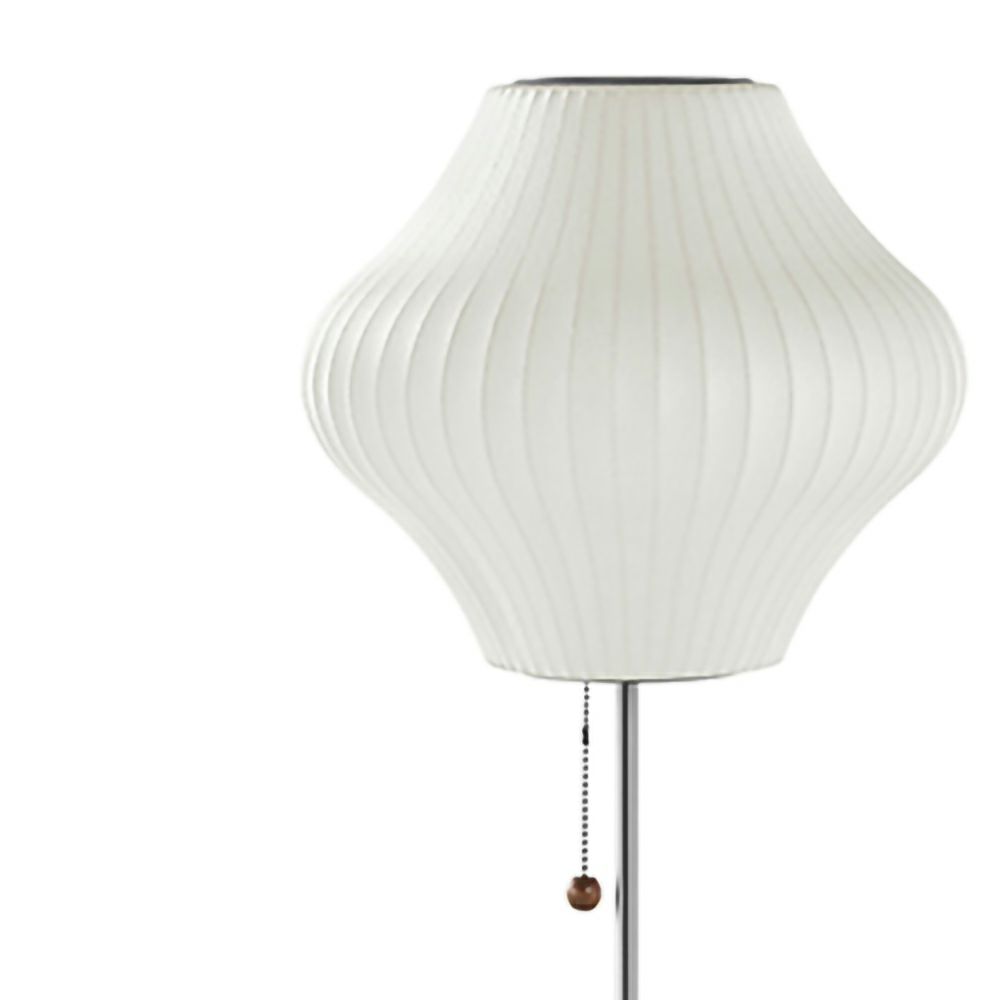 Herman Miller ハーマンミラー BUBBLE LAMPS バブルランプ Pear Lotus Table Lamp ペアー ロータス テーブルランプ ウォールナット デザイン：ジョージ・ネルソン