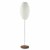 Herman Miller ハーマンミラー BUBBLE LAMPS バブルランプ Cigar Lotus Floor Lamp シガー ロータス フロアランプ Mサイズ ウォールナット デザイン：ジョージ・ネルソン