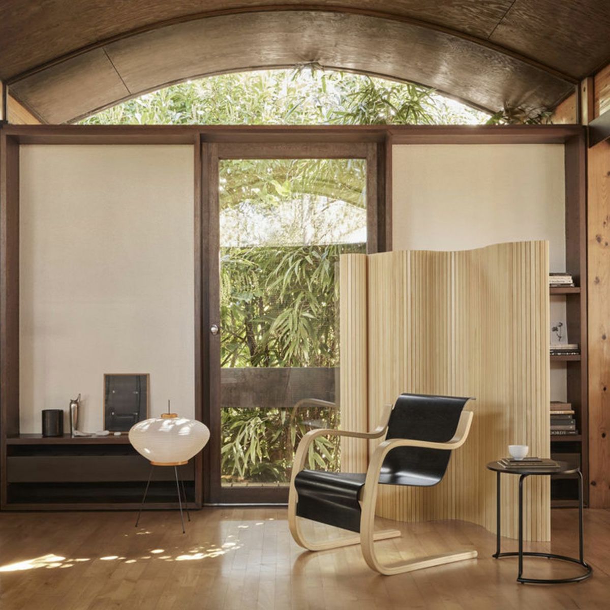 Artek アルテック 100 SCREEN スクリーン パーティション Size B W200cm × H150cm クリアラッカー仕上げ デザイン：アルヴァ・アアルト