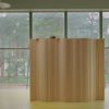Artek アルテック 100 SCREEN スクリーン パーティション Size C W200cm × H130cm クリアラッカー仕上げ デザイン：アルヴァ・アアルト