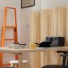 Artek アルテック 100 SCREEN スクリーン パーティション Size C W200cm × H130cm クリアラッカー仕上げ デザイン：アルヴァ・アアルト