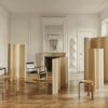 Artek アルテック 100 SCREEN スクリーン パーティション Size D W200cm × H100cm クリアラッカー仕上げ デザイン：アルヴァ・アアルト