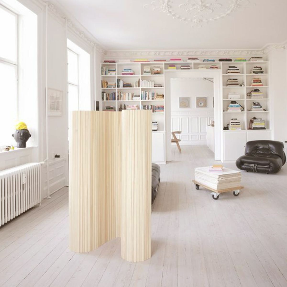 Artek アルテック 100 SCREEN スクリーン パーティション Size D W200cm × H100cm クリアラッカー仕上げ デザイン：アルヴァ・アアルト