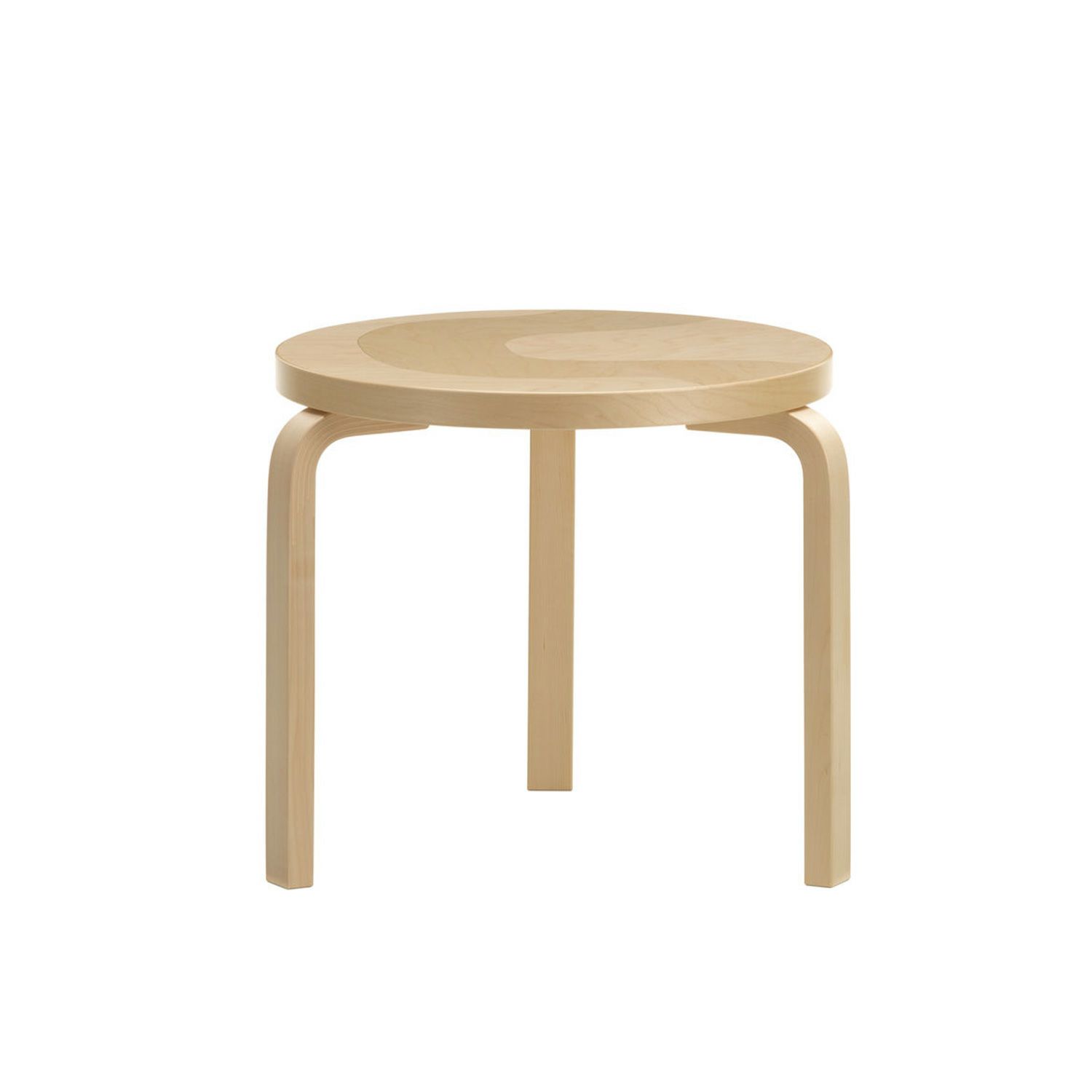 Artek アルテック ＋ marimekko マリメッコ シリーズ Anniversary Esitions TABLE 90D テーブル 90D サイズ：Φ48×44cm 厚み 3cm 3本脚 Seireeni セイレーニ デザイン：アルヴァ・アアルト