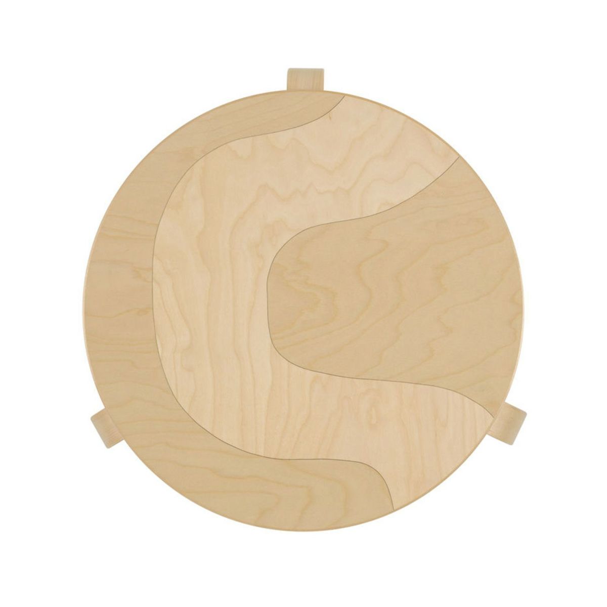 Artek アルテック ＋ marimekko マリメッコ シリーズ Anniversary Esitions TABLE 90D テーブル 90D サイズ：Φ48×44cm 厚み 3cm 3本脚 Seireeni セイレーニ デザイン：アルヴァ・アアルト