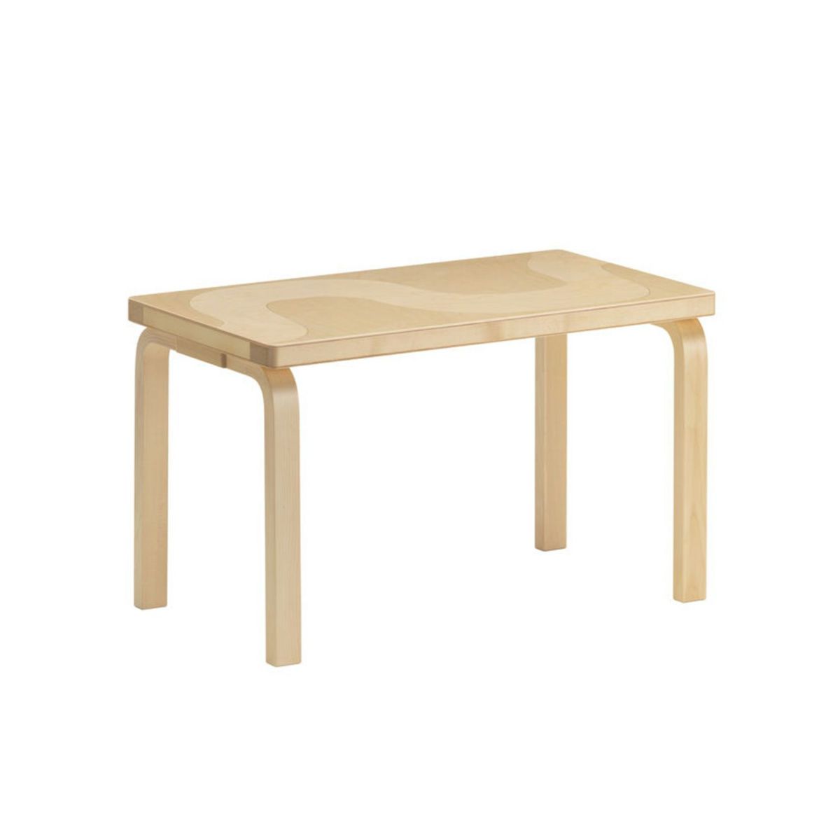 Artek アルテック ＋ marimekko マリメッコ シリーズ Anniversary Esitions BENCH 153B ベンチ 153B ソリッドトップ サイズ：72.5×40cm バーチ材 Seireeni セイレーニ デザイン：アルヴァ・アアルト