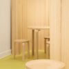 Artek アルテック ＋ marimekko マリメッコ シリーズ Anniversary Esitions BENCH 153B ベンチ 153B ソリッドトップ サイズ：72.5×40cm バーチ材 Kivet キヴェット デザイン：アルヴァ・アアルト