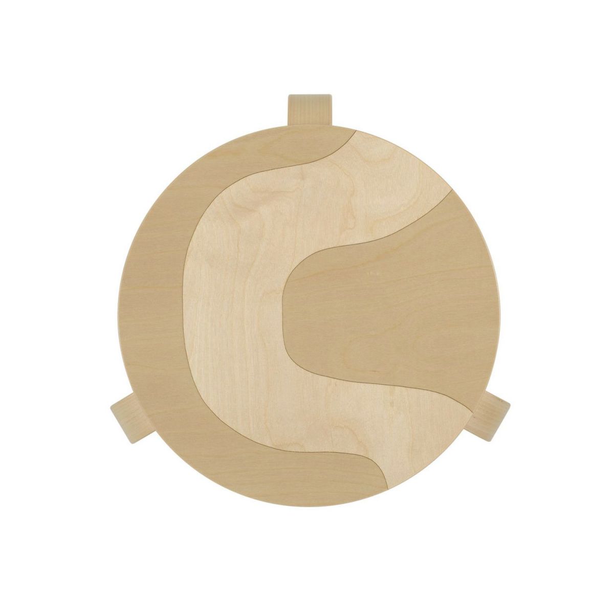 Artek アルテック ＋ marimekko マリメッコ シリーズ Anniversary Esitions STOOL 60 スツール 60 3本脚 バーチ材 Seireeni セイレーニ デザイン：アルヴァ・アアルト