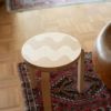 Artek アルテック ＋ marimekko マリメッコ シリーズ Anniversary Esitions STOOL 60 スツール 60 3本脚 バーチ材 Kivet キヴェット デザイン：アルヴァ・アアルト