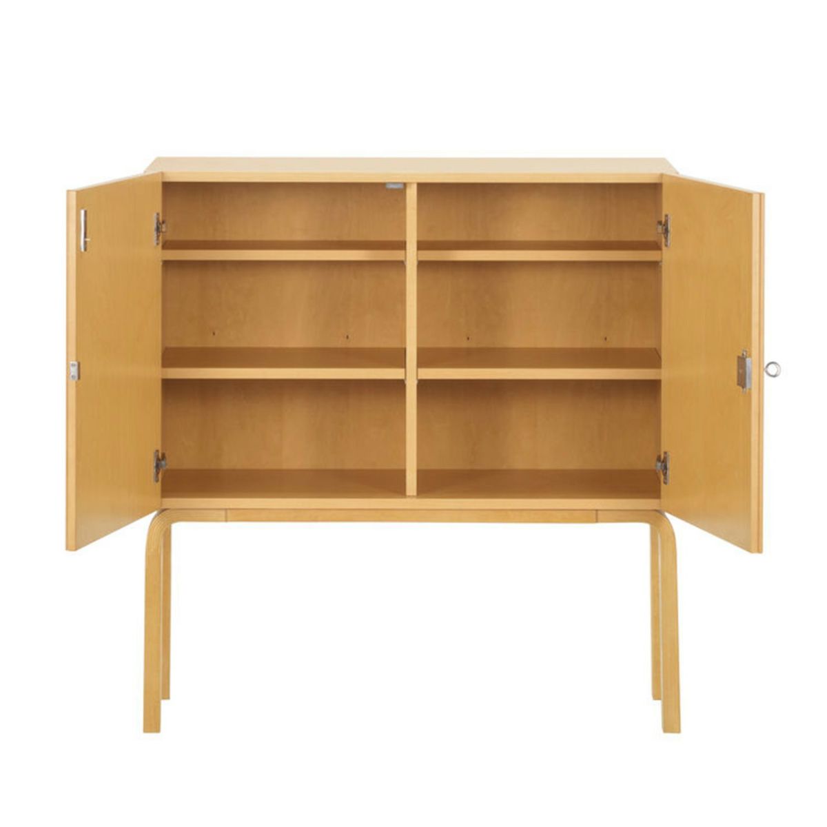 Artek アルテック CABINET 250 キャビネット 250 収納家具 ストレージ サイズ：95×60cm 高さ100cm 4本脚 バーチ ハニーステイン デザイン：アルヴァ・アアルト