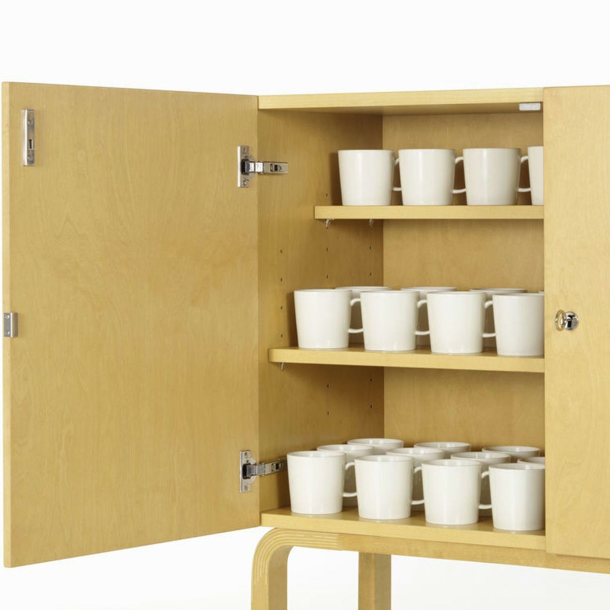 Artek アルテック CABINET 250 キャビネット 250 収納家具 ストレージ サイズ：95×60cm 高さ100cm 4本脚 バーチ ハニーステイン デザイン：アルヴァ・アアルト
