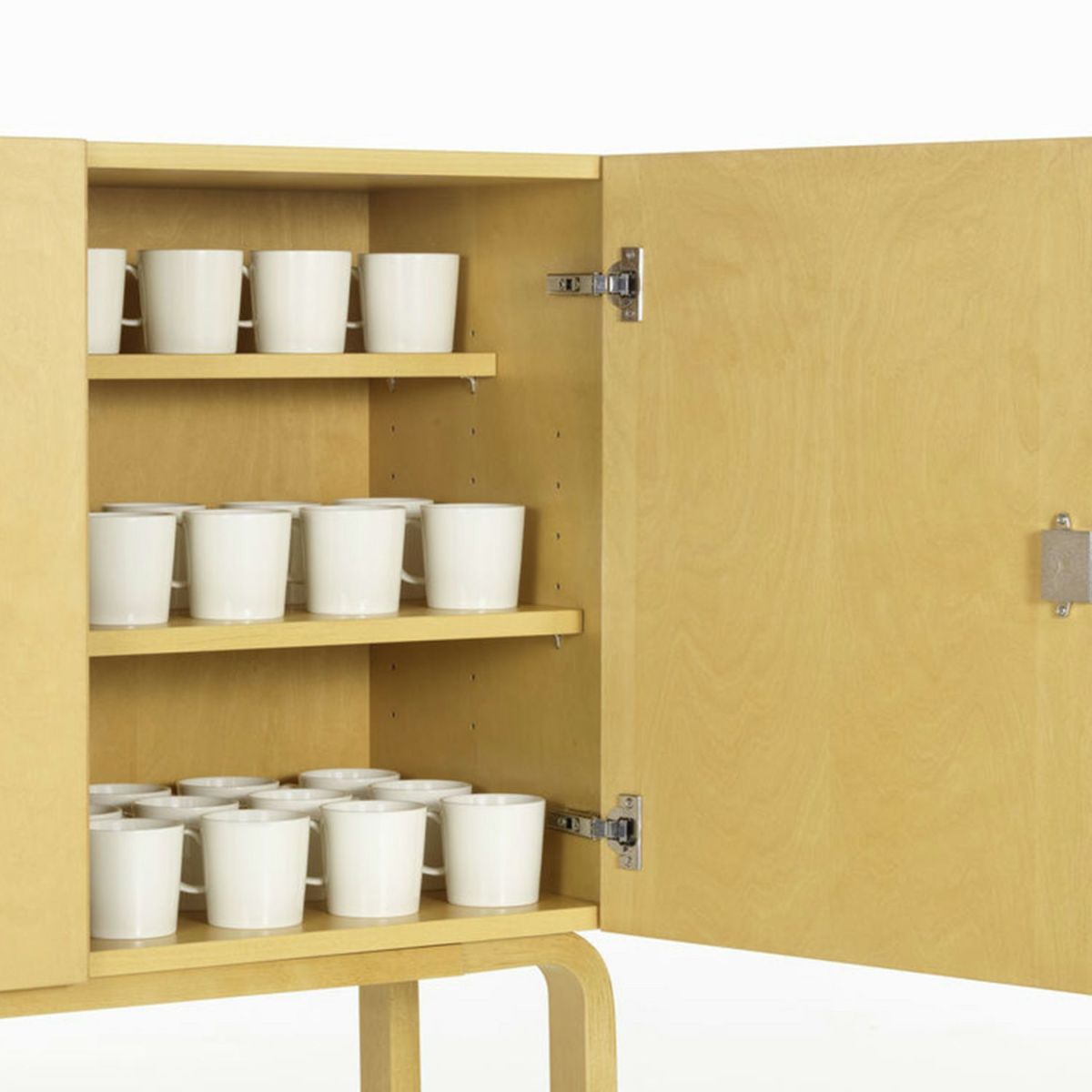 Artek アルテック CABINET 250 キャビネット 250 収納家具 ストレージ サイズ：95×60cm 高さ100cm 4本脚 バーチ ハニーステイン デザイン：アルヴァ・アアルト