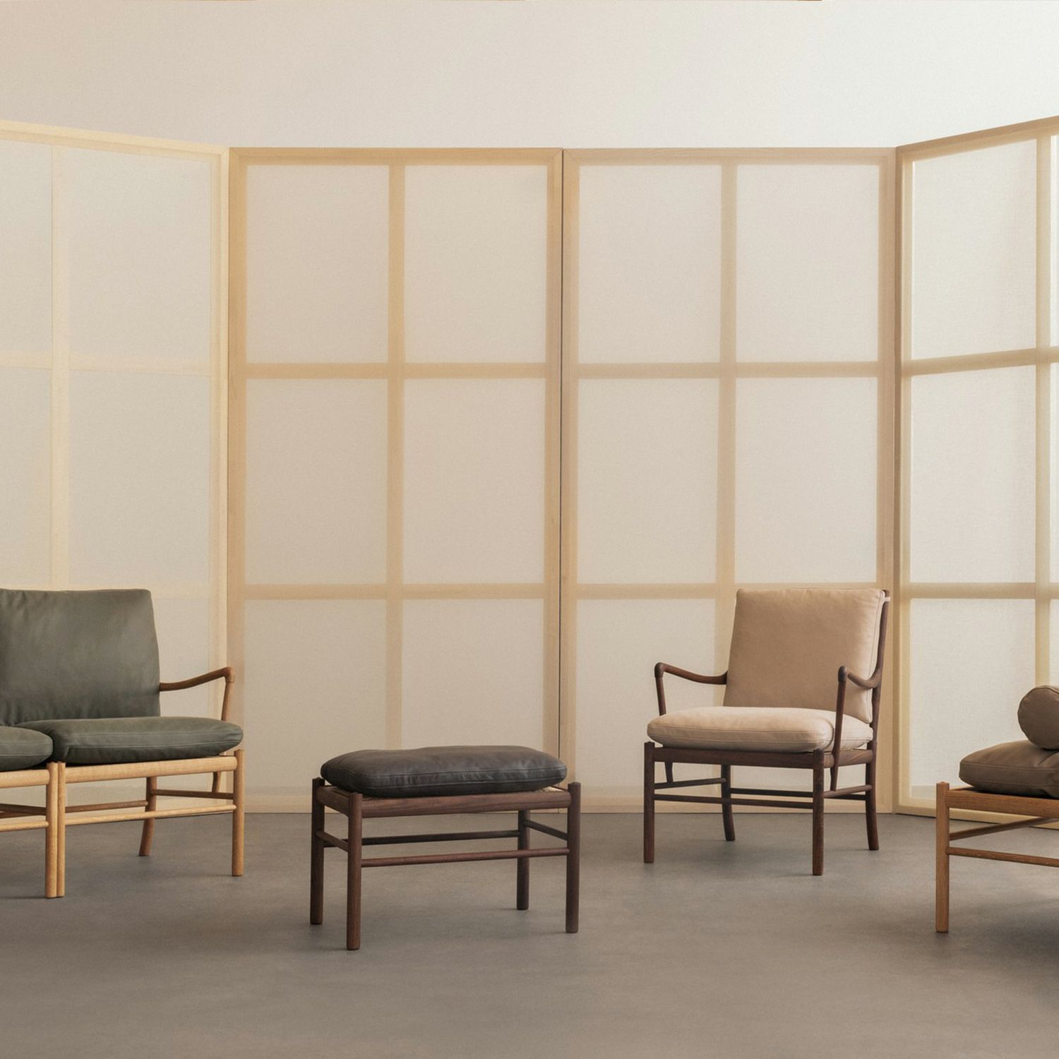 Carl Hansen & Son カール・ハンセン＆サン OW149 コロニアルチェア オーク （オイルフィニッシュ） 張座：レザー Terra テラ デザイン：オーレ・ヴァンシャー