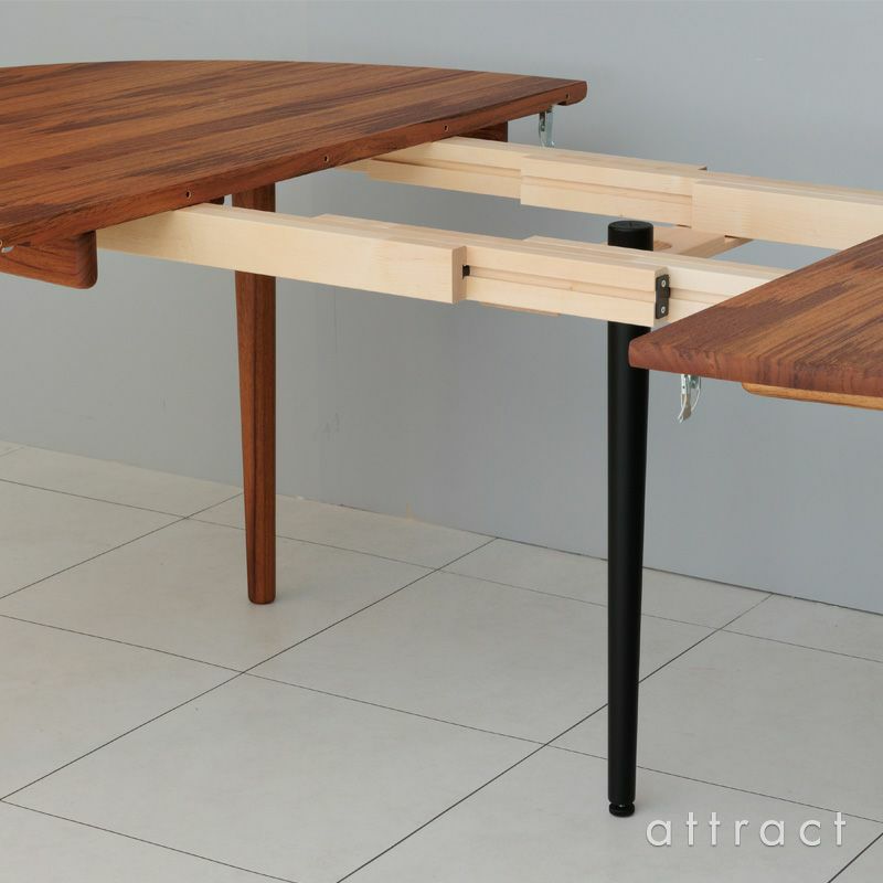Carl Hansen & Son カール・ハンセン＆サン CH337 伸長式 ダイニングテーブル W140cm チーク (オイルフィニッシュ) デザイン：ハンス・J・ウェグナー