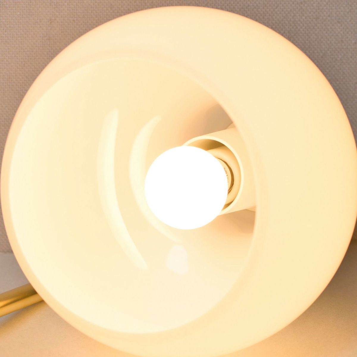 Louis Poulsen ルイスポールセン VL Ring Crown Table Lamp リングクラウン テーブルランプ Φ150 乳白ガラス デザイン：ヴィルヘルム・ラウリッツェン