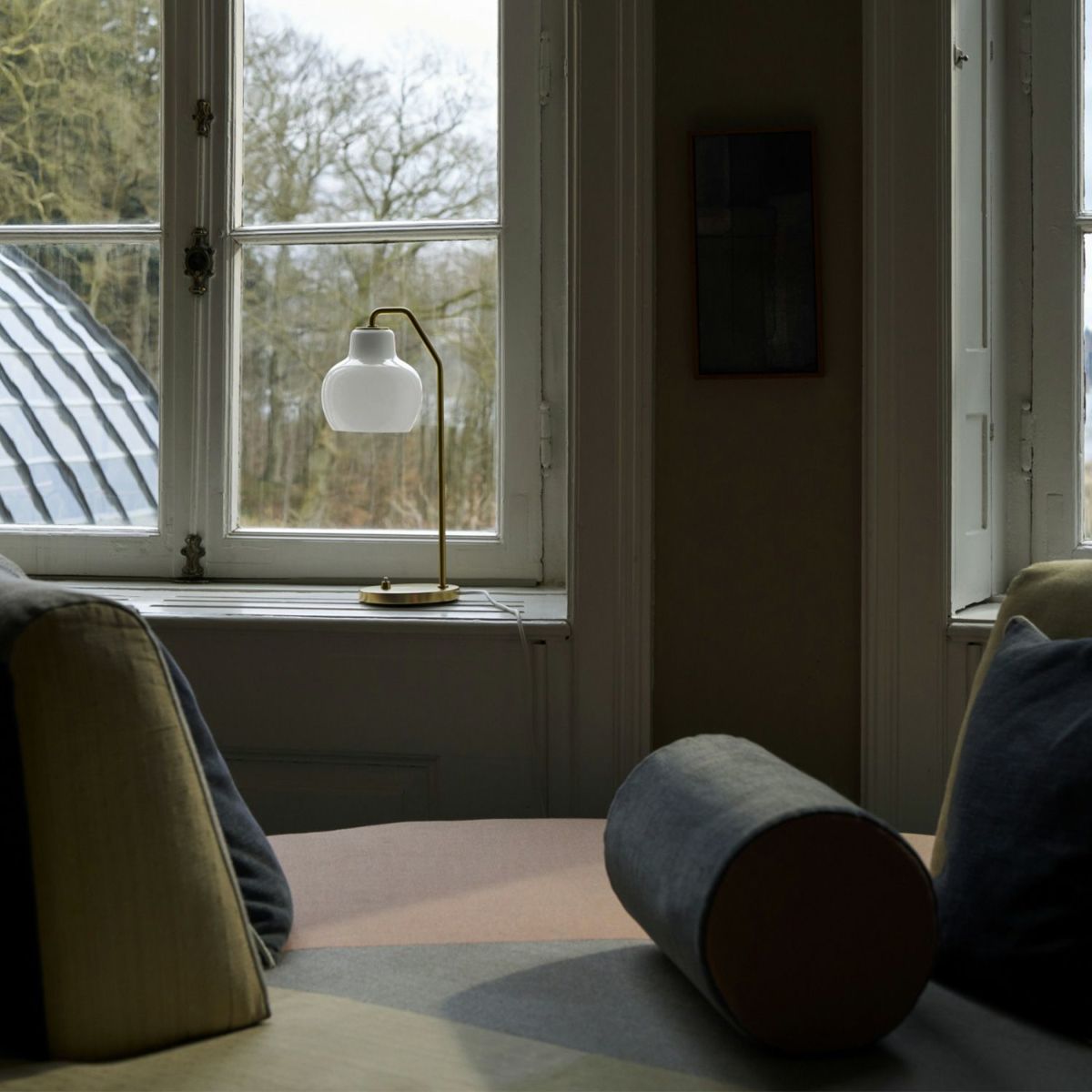 Louis Poulsen ルイスポールセン VL Ring Crown Table Lamp リングクラウン テーブルランプ Φ150 乳白ガラス デザイン：ヴィルヘルム・ラウリッツェン