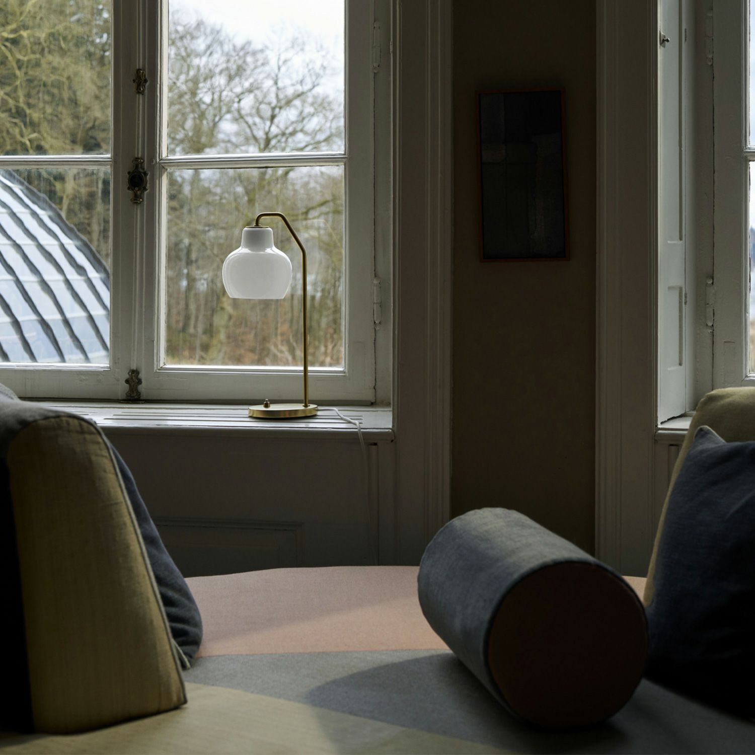 Louis Poulsen ルイスポールセン VL Ring Crown Table Lamp リングクラウン テーブルランプ Φ150 乳白ガラス デザイン：ヴィルヘルム・ラウリッツェン