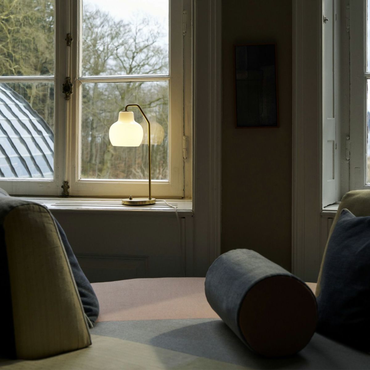 Louis Poulsen ルイスポールセン VL Ring Crown Table Lamp リングクラウン テーブルランプ Φ150 乳白ガラス デザイン：ヴィルヘルム・ラウリッツェン